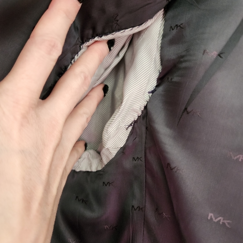 Michael Kors 2 Button Windowpane Check Blazer Sui… - image 7